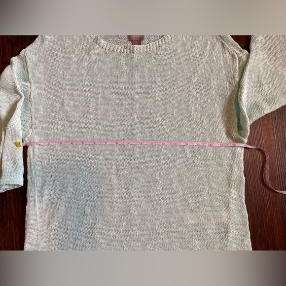 Chico’s lightweight sweater. Sea foam green. Size 1 in Chico’s (M woman). - Picture 6 of 6